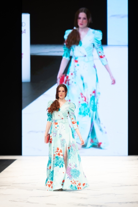 VESTIDO ESTAMPADO LARGO VUELO MARTA EN BRASIL L119E