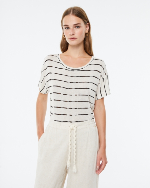 CAMISETA LINO RAYAS PAZ TORRAS 81848 2