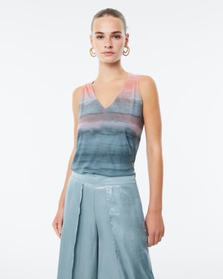 BLUSA TIRANTE TUL DEGRADEE PAZ TORRAS 20048