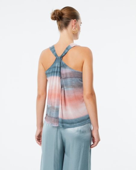 BLUSA TIRANTE TUL DEGRADEE PAZ TORRAS 20048