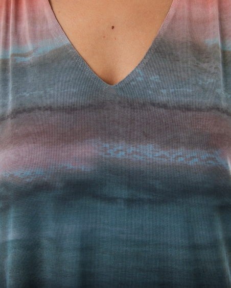 BLUSA TIRANTE TUL DEGRADEE PAZ TORRAS 20048