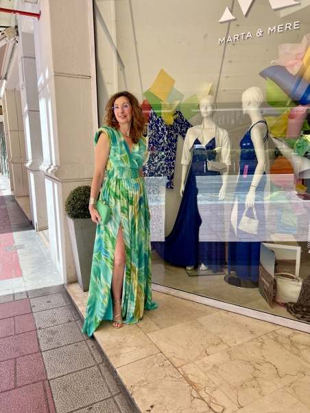 VESTIDO LARGO ESTAMPADO HOMBRERAS MARTA EB BRASIL L140