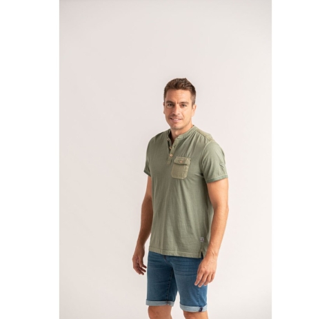 CAMISETA CUELLO MAO BOLSO PRIVATA PRI2542