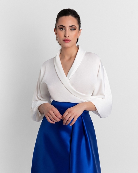 BLUSA SMOKING CRUZADA MONCHO HEREDIA 612637