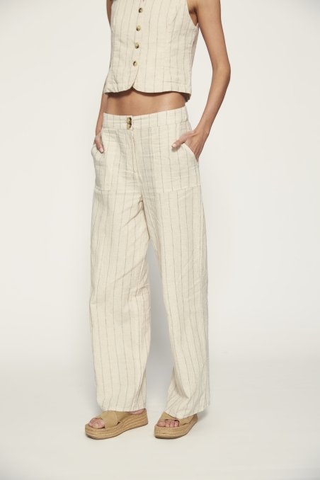 PANTALON LINO RAYA MDM 2737232