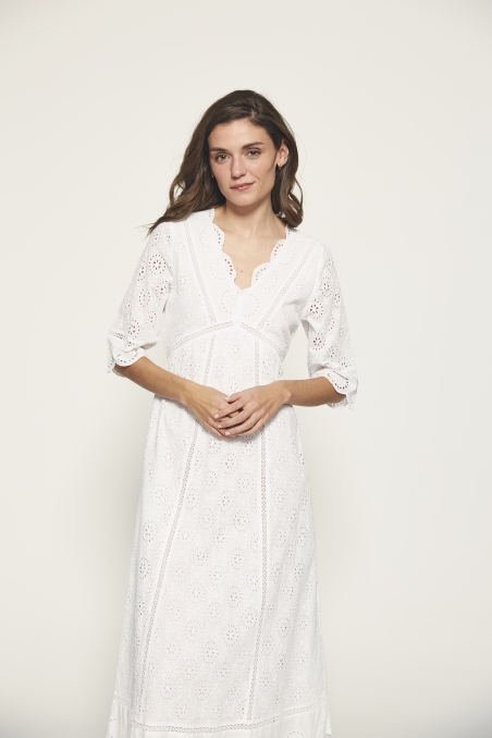 VESTIDO BORDADO LARGO MDM 27505143