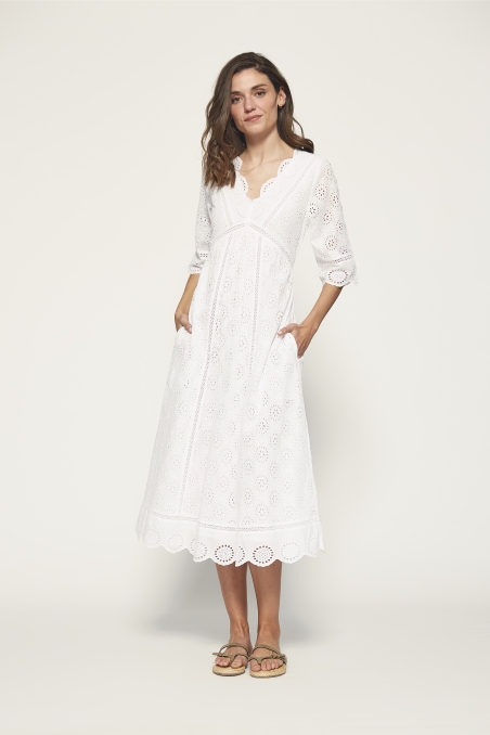 VESTIDO BORDADO LARGO MDM 27505143