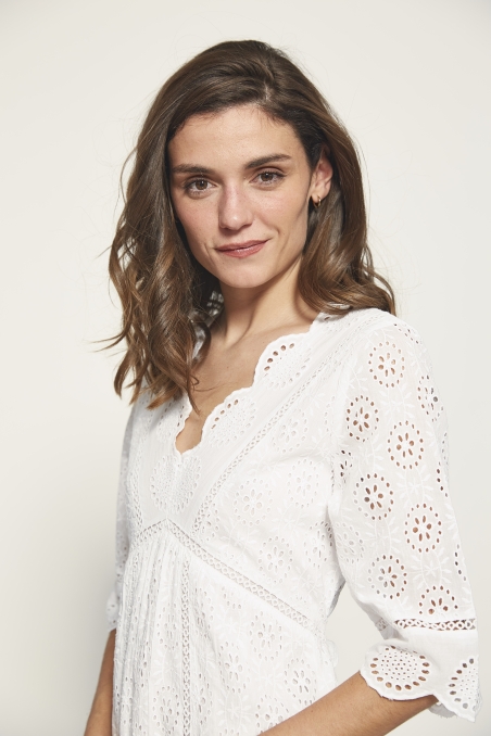 VESTIDO BORDADO LARGO MDM 27505143