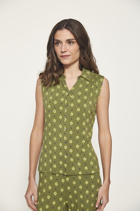 BLUSA SIN MANGA ESTAMPADO MDM 24261513