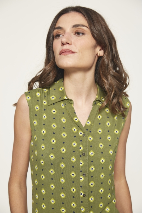 BLUSA SIN MANGA ESTAMPADO MDM 24261513