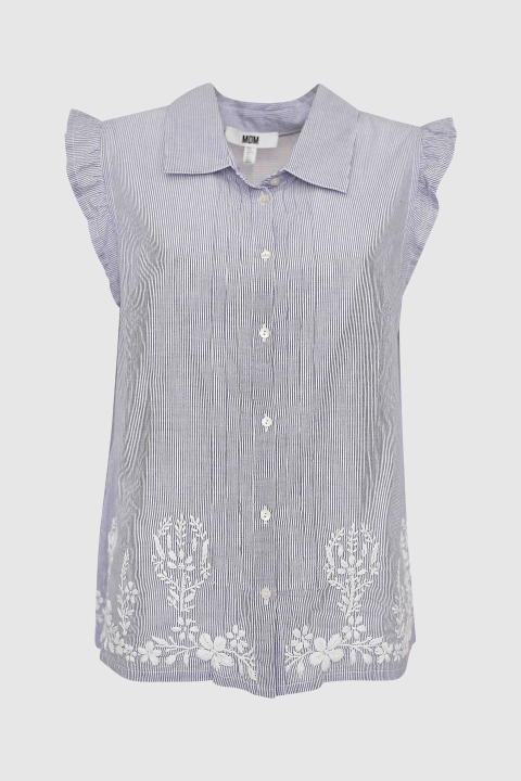 BLUSA SIN MANGA RAYITAS MDM 26103705