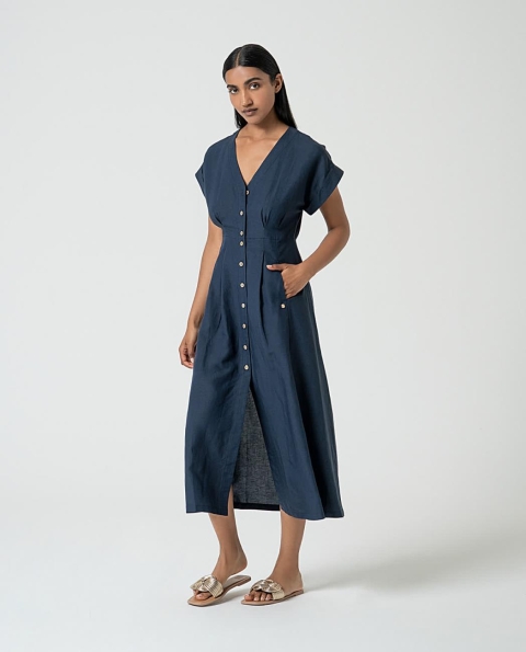 VESTIDO LISO MIDI SURKANA 525TINE721 2