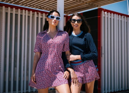 VESTIDO ESTAMPADO CAMISERO VOLANTE LYLU 583123