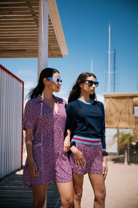 VESTIDO ESTAMPADO CAMISERO VOLANTE LYLU 583123