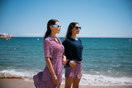 VESTIDO ESTAMPADO CAMISERO VOLANTE LYLU 583123