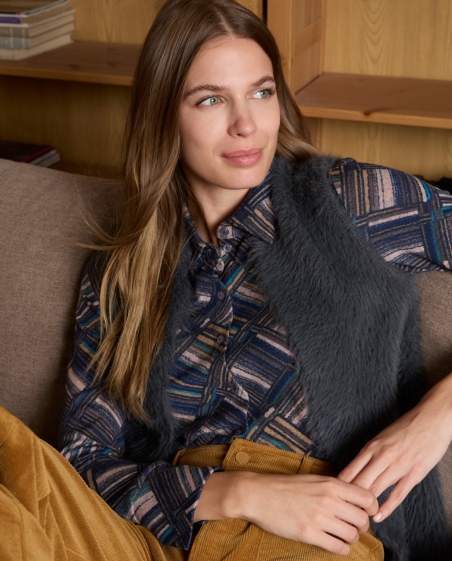 BLUSA M/L CALIDA GEOMETRIC