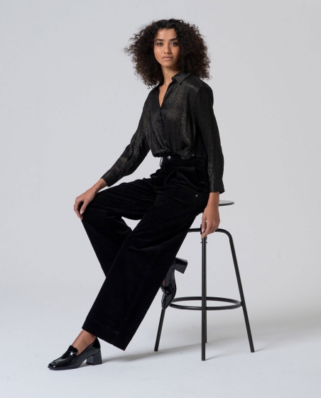 BLUSA LISA RECOGIDA SURKANA 565LIEX123