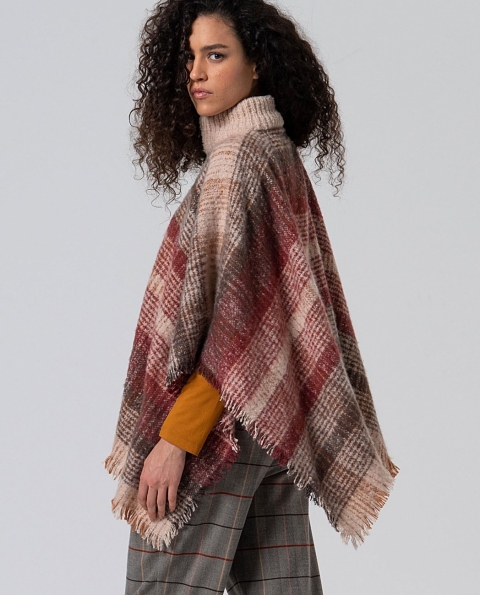 PONCHO CREMALLERA RAYAS SURKANA 35POBA831