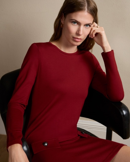 VESTIDO LISO BOLSOS SURKANA 565LISA711