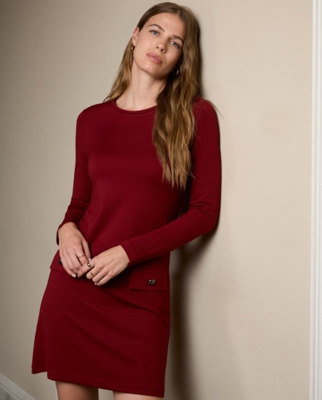 VESTIDO LISO BOLSOS SURKANA 565LISA711