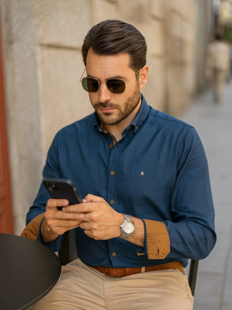 CAMISA LISA YELLOW SKIN 940