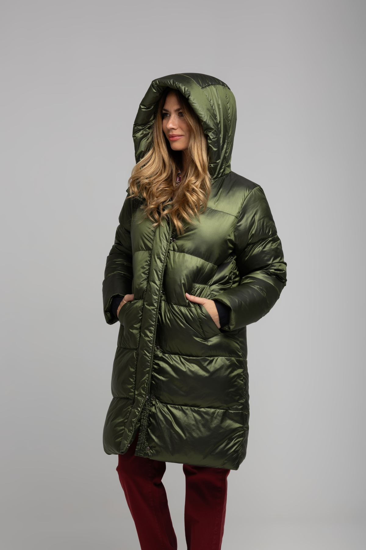 PARKA SEMILARGA BRILLO 60207ARNO