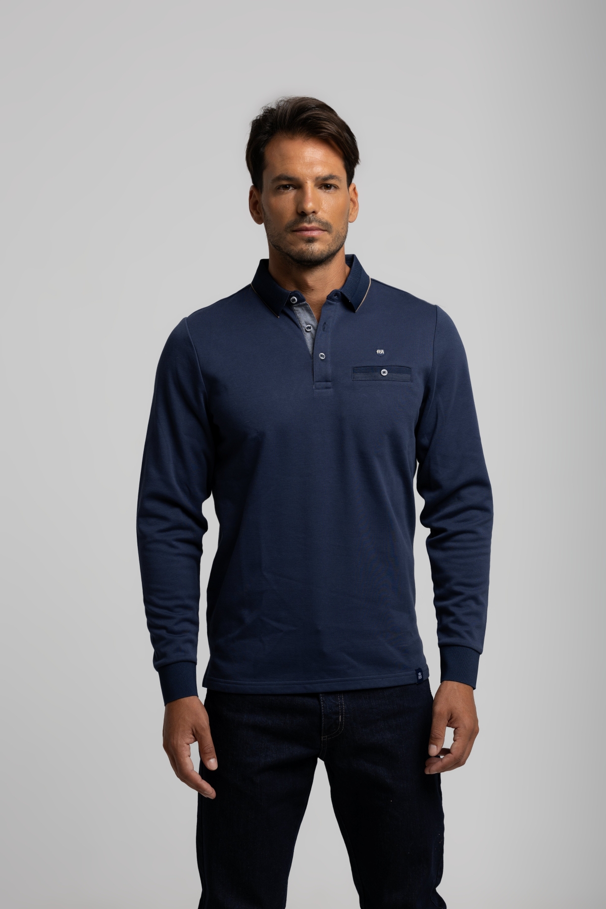 POLO LISO COMBINADO BOLSO 42144BOLENA