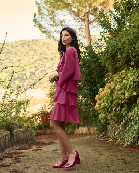 VESTIDO CAPAS LISO CON MANGA BALI48