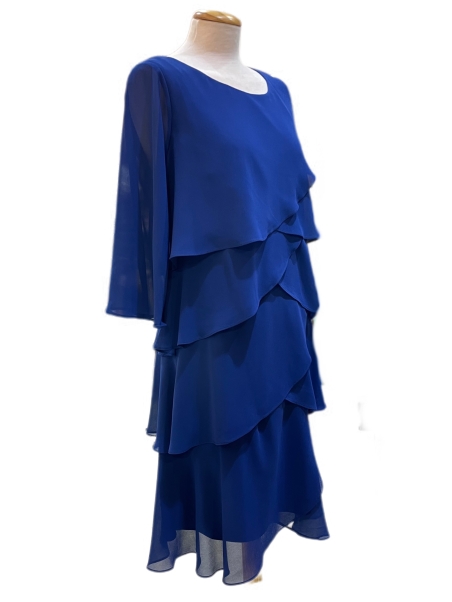 VESTIDO CAPAS LISO CON MANGA BALI48