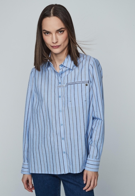 BLUSA CAMISERA RAYAS 302849
