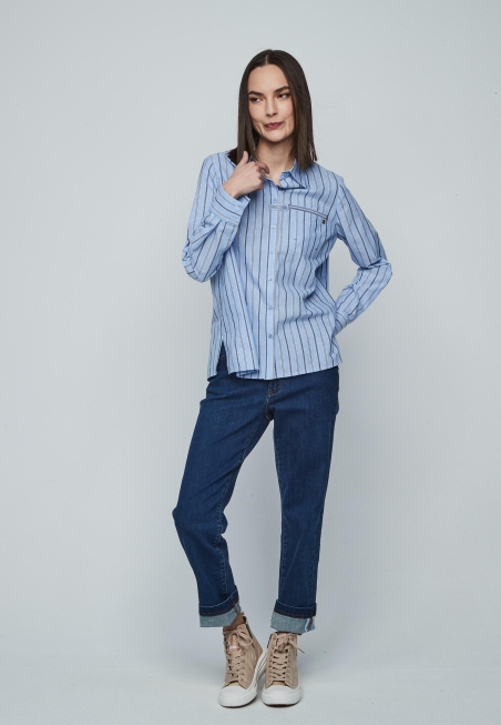 BLUSA CAMISERA RAYAS 302849