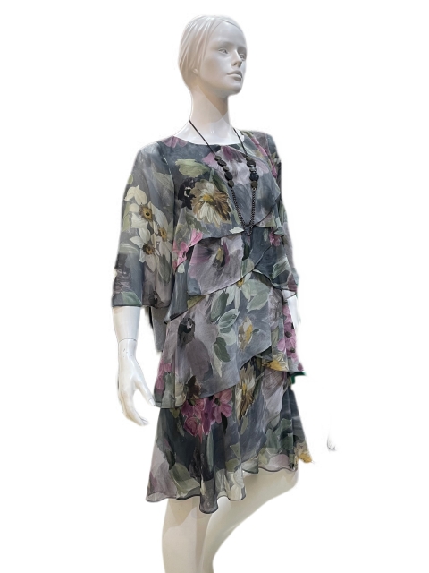 VESTIDO CAPAS ESTAMPADO LAMUSA BALIESTA 2