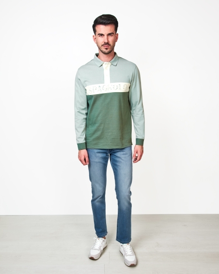 POLO COMBINADO TRICOLOR SPAGNOLO 1143337