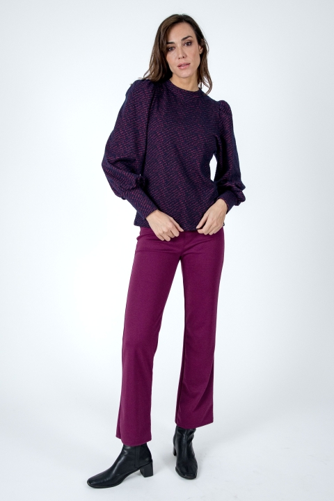 JERSEY SEMICISNE COMBINADO GRABADO LYLU 2513118 2