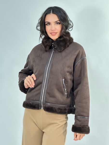 CAZADORA PIEL VUELTA TORINO