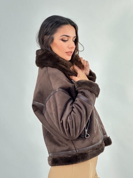 CAZADORA PIEL VUELTA TORINO