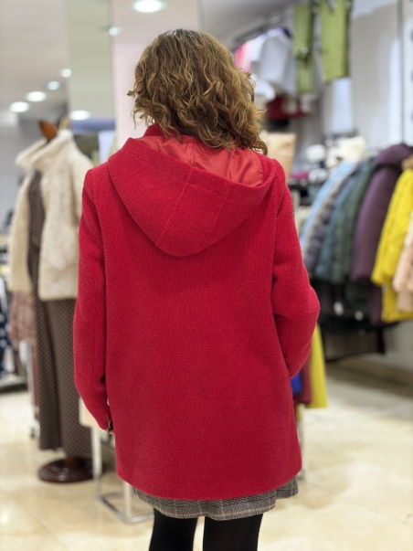 CHAQUETON SRA.CAPUCHA PELO