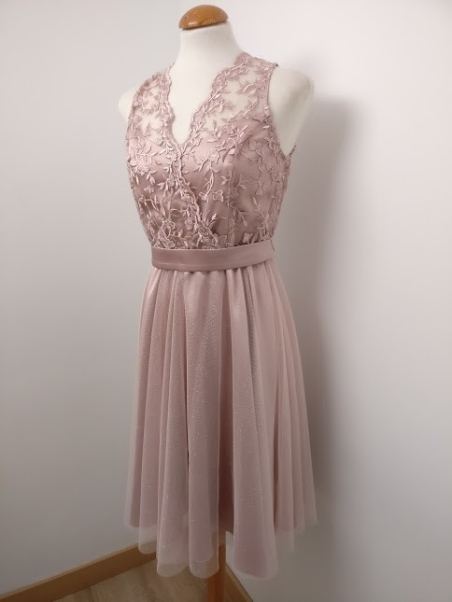 VESTIDO CORTO BRILLO 32822