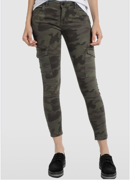 PANTALON MUJER CAMUFLAJE LOIS 20168