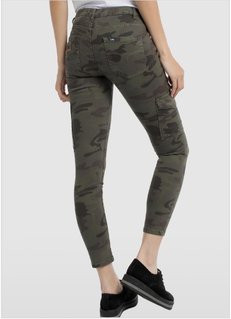 PANTALON MUJER CAMUFLAJE LOIS 20168