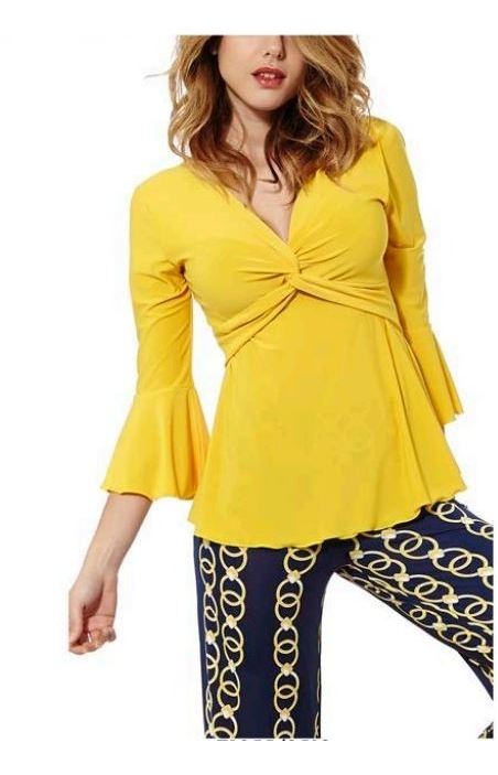 CAMISETA LISA NUDO VOLANTES 71055519