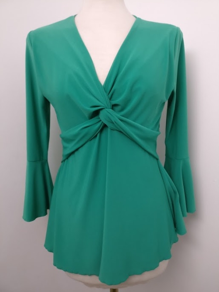 CAMISETA LISA NUDO VOLANTES 71055519