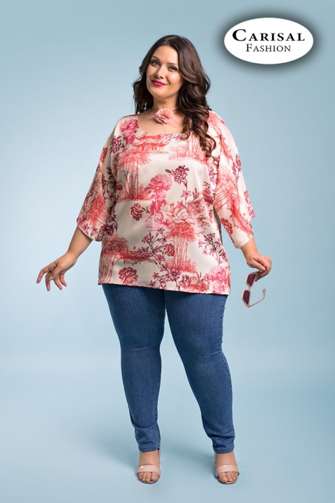 BLUSA ESTAMPADA GASA B2001/1