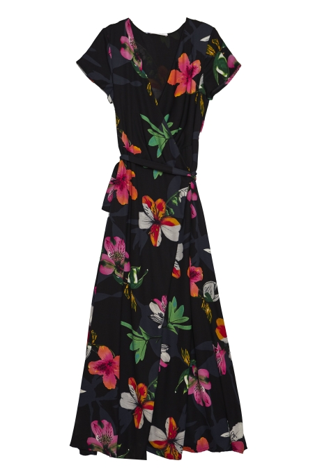 VESTIDO GASA LARGO ESTAMPADO 87525116