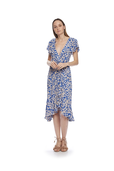 VESTIDO VOLANTES CRUZADO 87508564