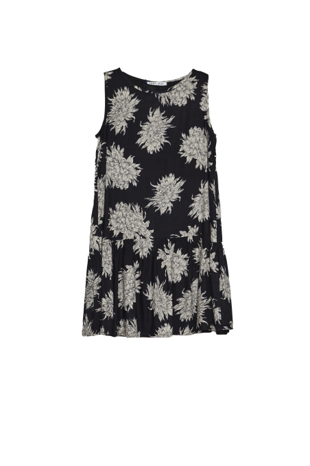 VESTIDO ESTAMPADO  VOLANTE 87505701