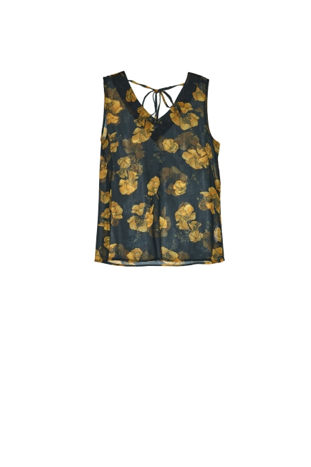 BLUSA  SIN MANGA GASA ESTAMPADA 86225064