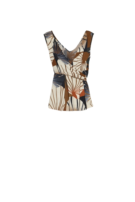 CAMISETA CRUZADA ESTAMPADA 86202702