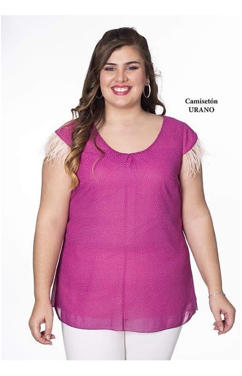 BLUSA PLUMAS LUNARES URANO5417