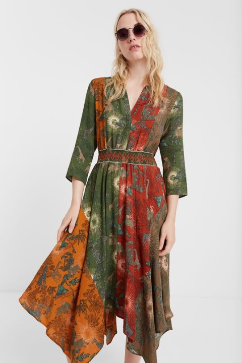 VESTIDO OHIO DESIGUAL 20SWVW24